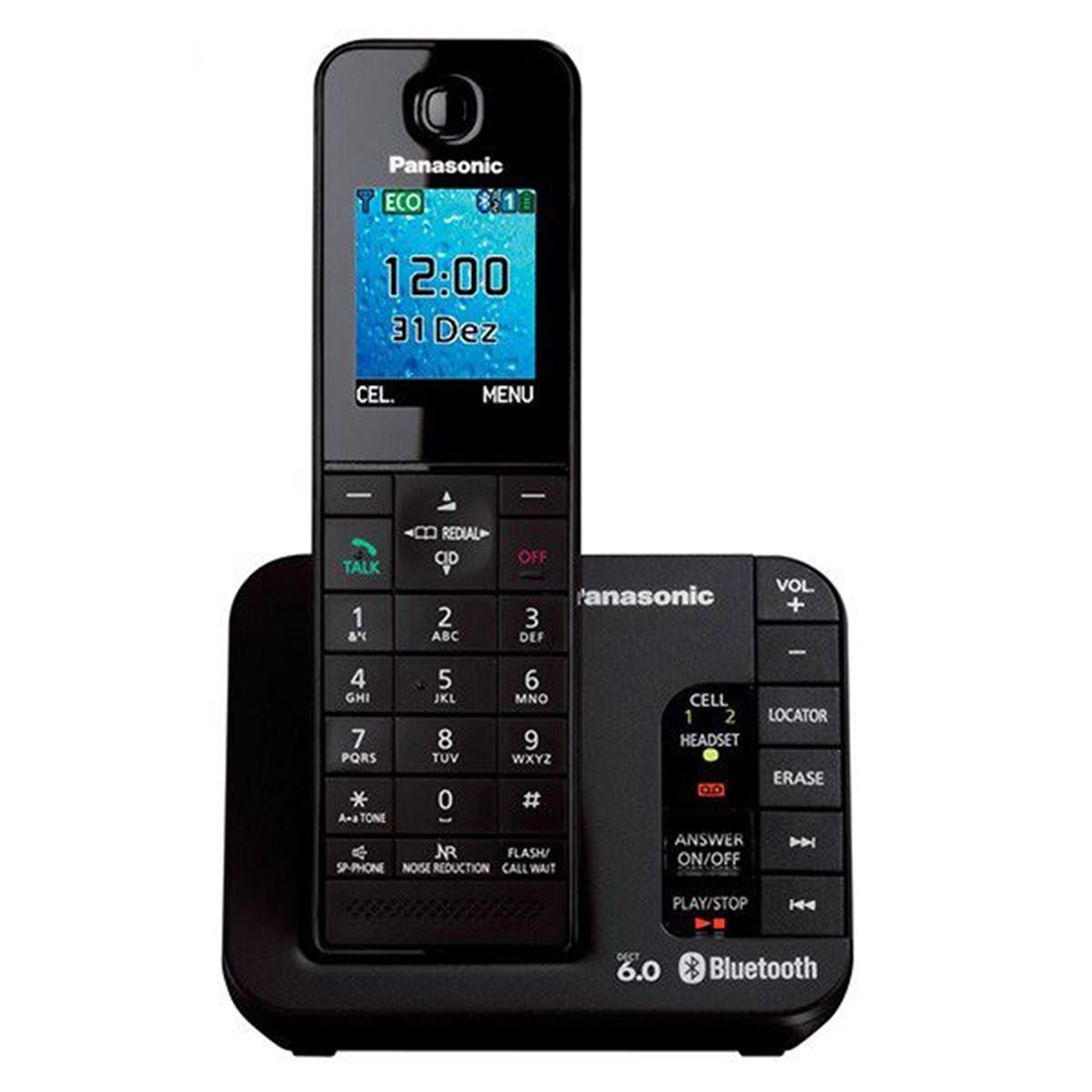تصویر تلفن بی سیم پاناسونیک مدل KX-TGH260 | تک‌خط، منشی‌تلفنی