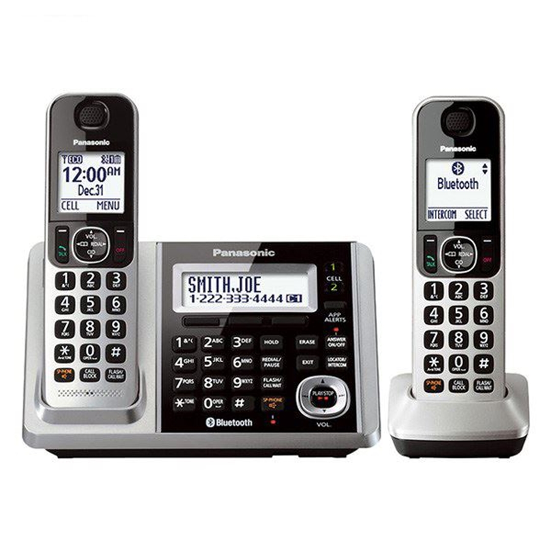 تصویر تلفن بی‌سیم پاناسونیک مدل KX-TGF372 | بی‌سیم، تک‌خط، منشی‌تلفنی