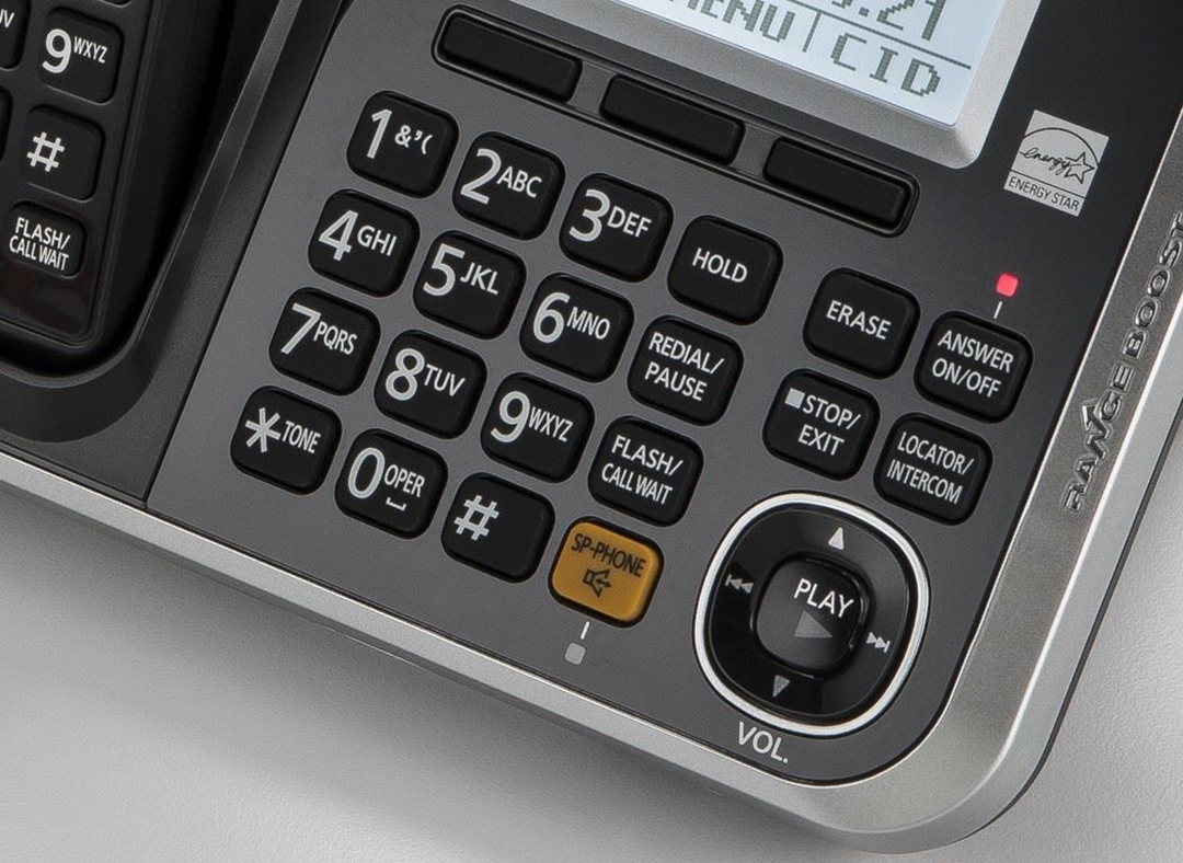 تصویر تلفن بی سیم پاناسونیک مدل KX-TG6841 | تک‌خط، منشی‌تلفنی
