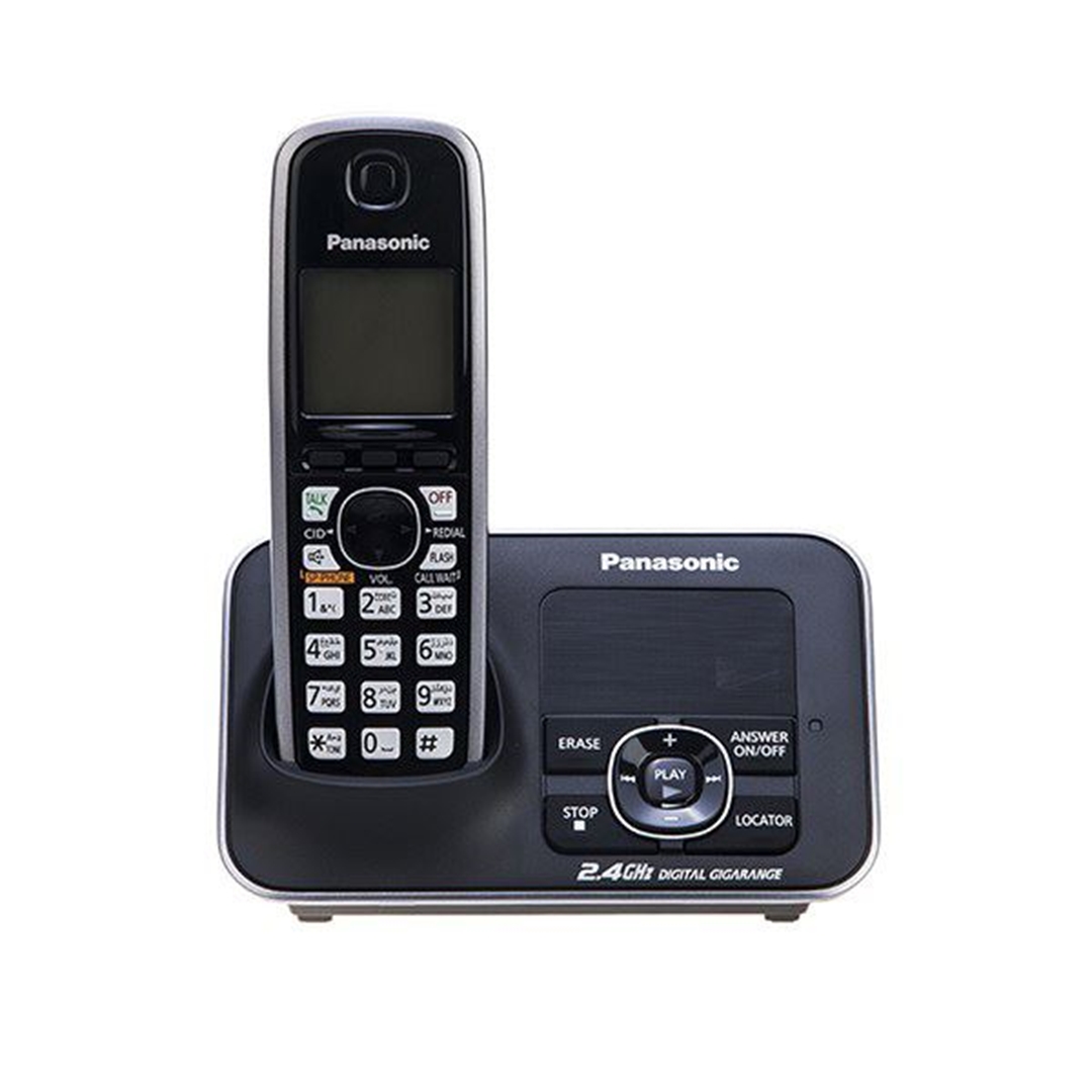 تصویر تلفن بی سیم پاناسونیک مدل KX-TG3722 | تک‌خط، منشی‌تلفنی