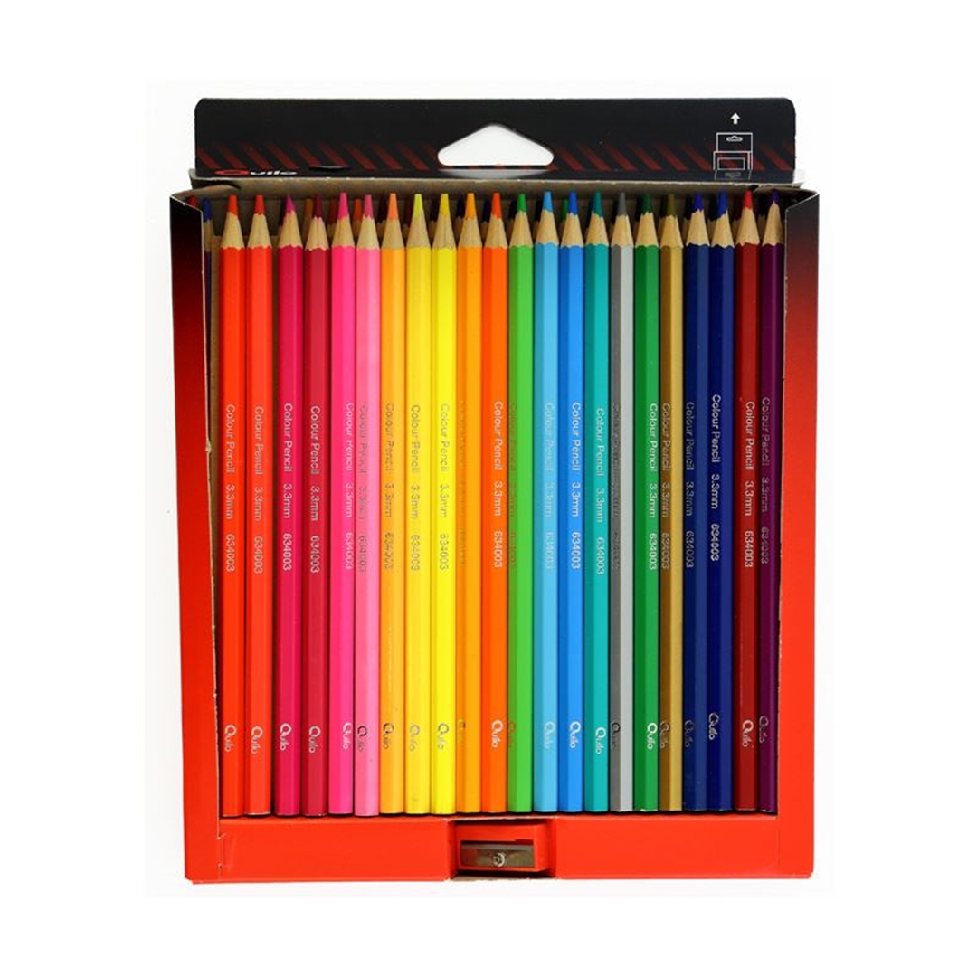 تصویر مداد رنگی 48 رنگ کوییلو | جعبه مقوایی