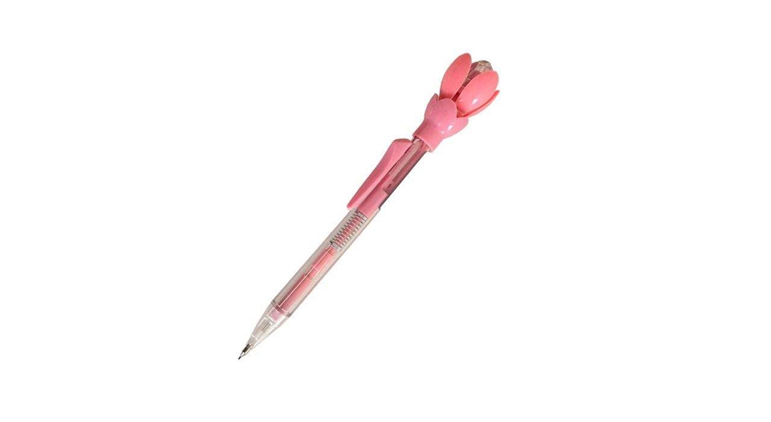 تصویر مداد مکانیکی طرح گل | نوک 0.5 میلیمتری