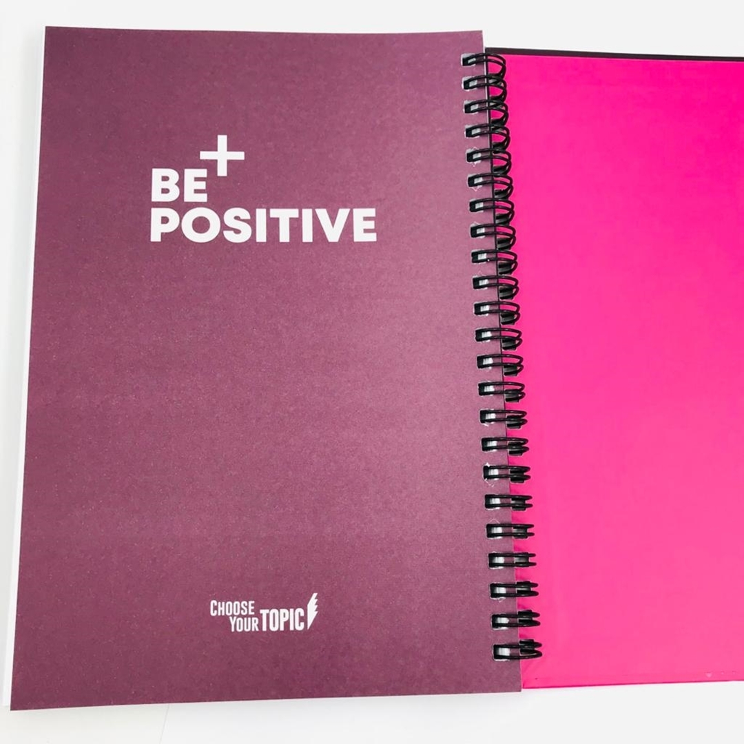 تصویر دفتر تاپیک طرح Be Positive
