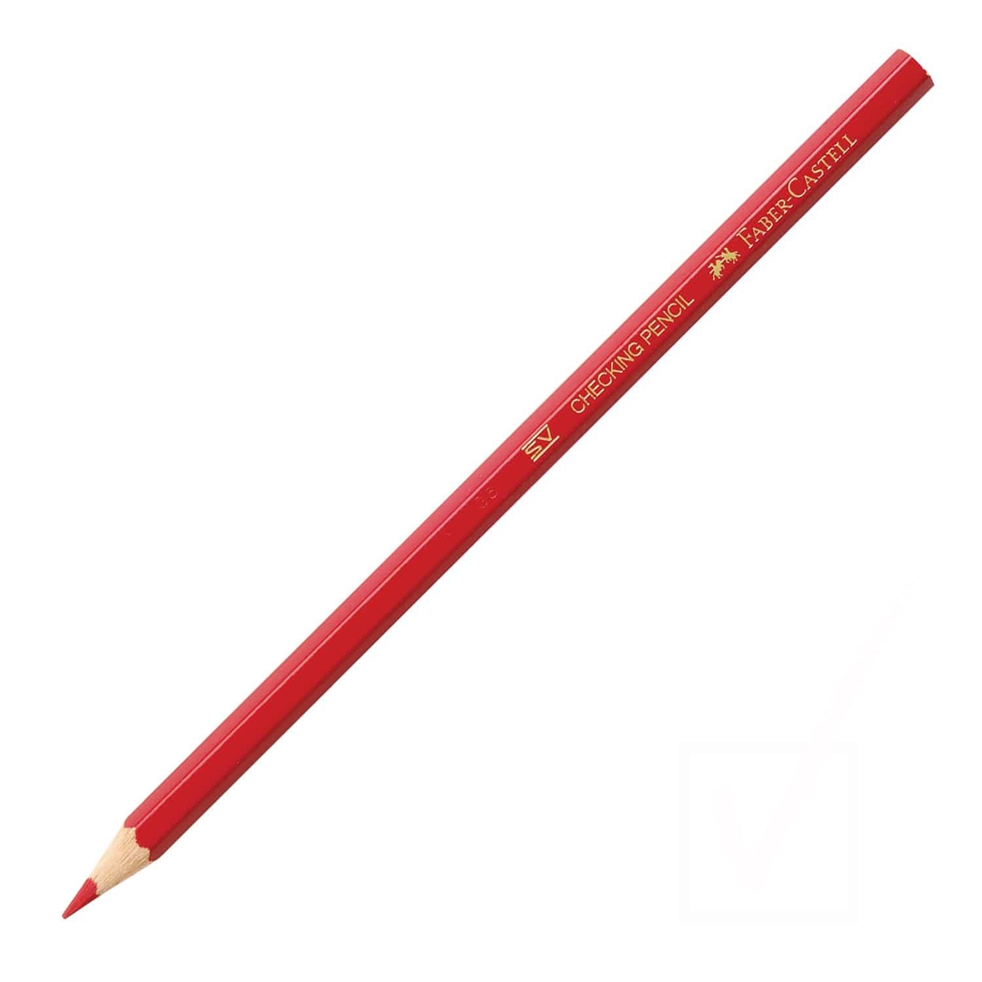 تصویر مداد قرمز فابرکاستل Checking Pencils