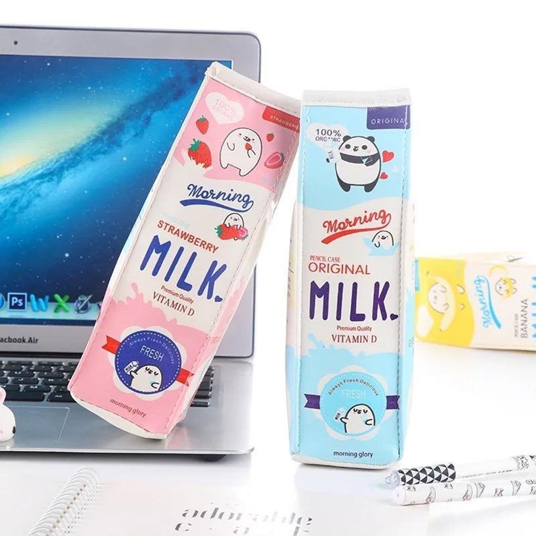 تصویر جامدادی پاکت شیر