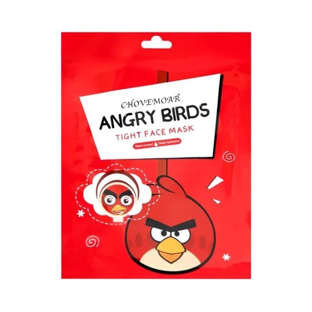 تصویر ماسک صورت ورقه ای سفت کننده Chovemoar Angry Birds
