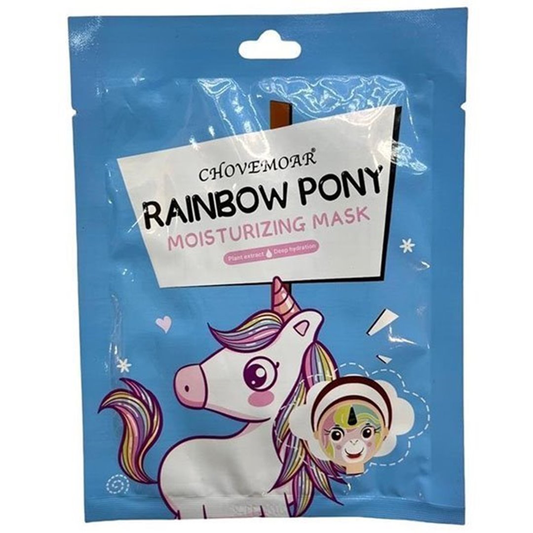 تصویر ماسک ورقه ای روشن کننده Chovemoar  Rainbow Pony