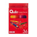 تصویر مداد رنگی 36 رنگ جعبه مقوایی کوییلو