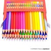 تصویر مداد رنگی 36 رنگ جعبه مقوایی پنتر
